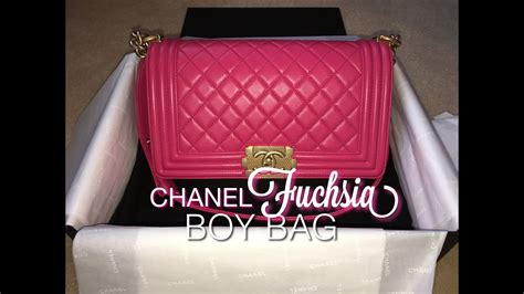 chanel 2017 fuchsia boy|Chanel bags for boys.